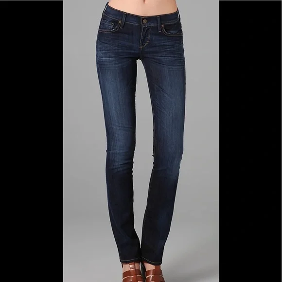 CLEARANCE Citizens of Humanity Ava Low Rise Straight Leg Jeans - Picture 7 of 7